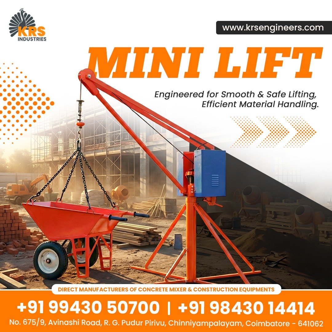 Construction Mini Lift Manufacturers in Coimbatore