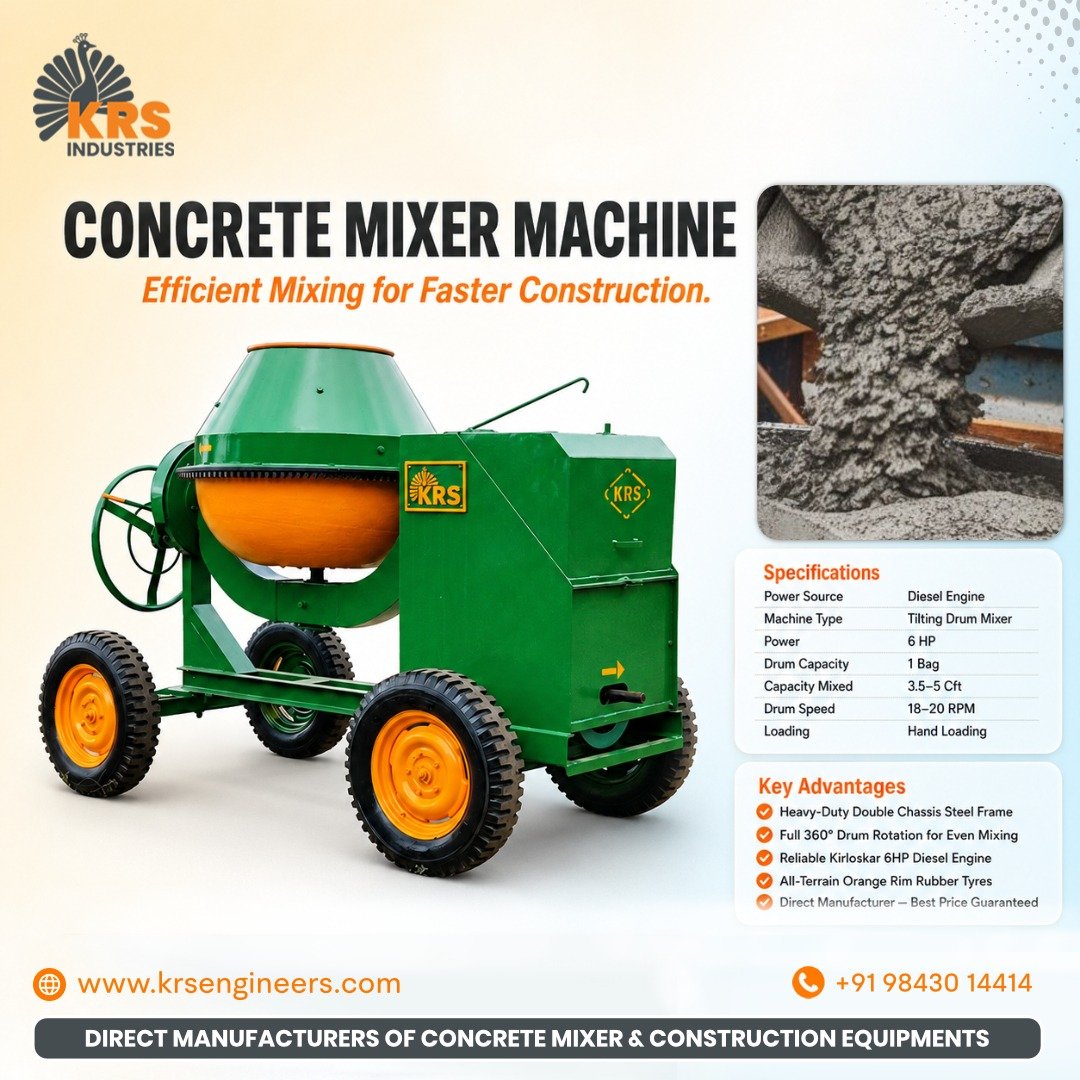 Diesel Concrete Mixer Machine Suppliers in Chennai Diesel Concrete Mixer Machine Suppliers in Chennai