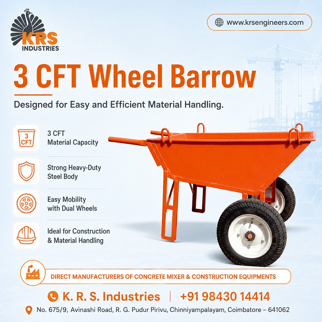 Construction Wheel Barrow Suppliers in Kerala