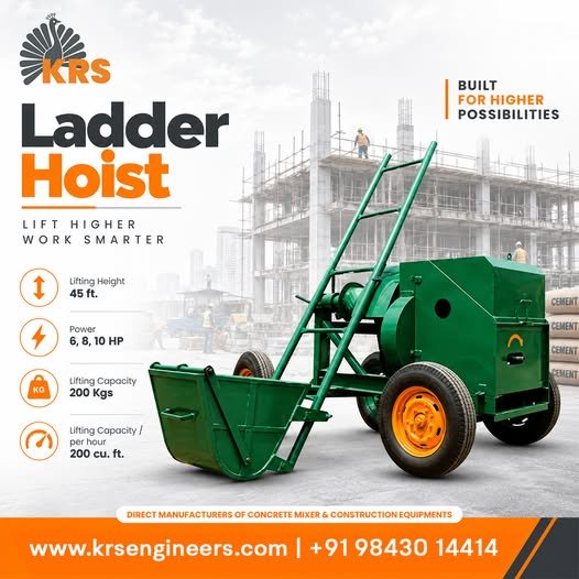 Construction Ladder Hoist Manufacturers in Tamil Nadu Construction Ladder Hoist Manufacturers in Tamil Nadu