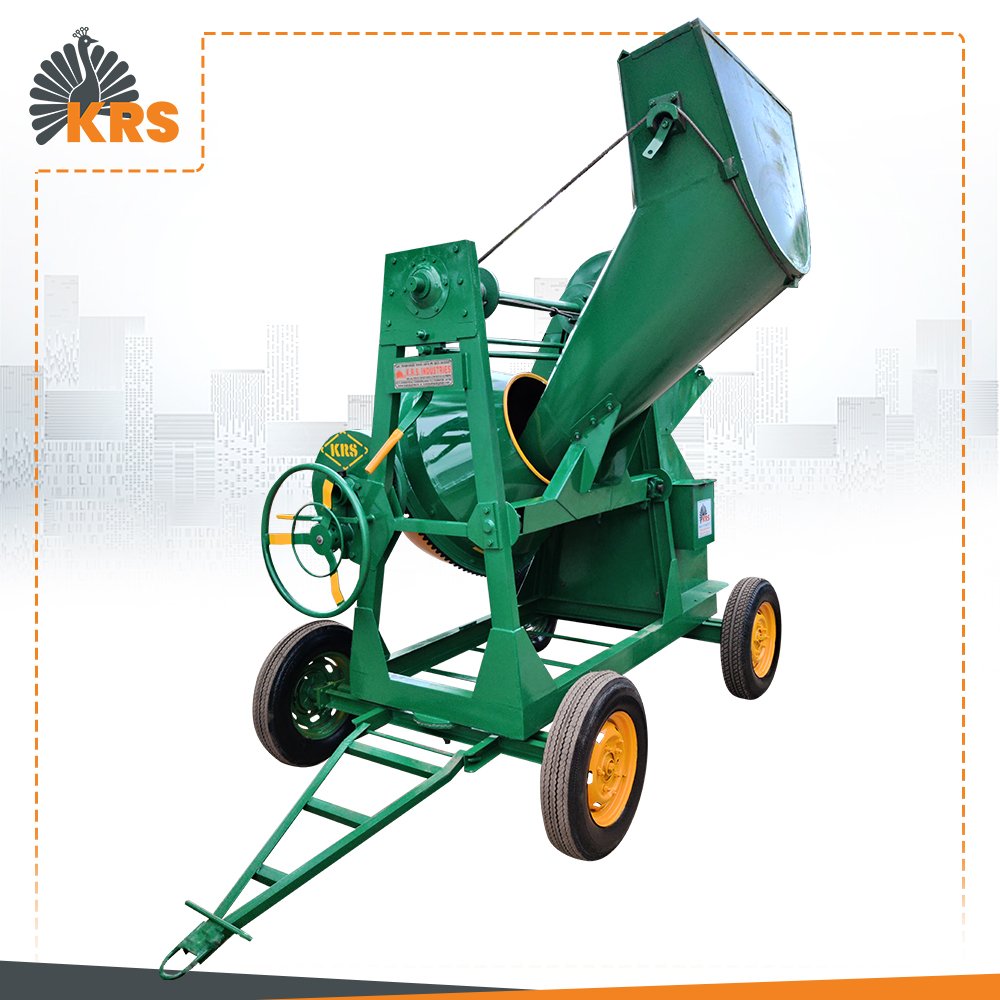 Clutch Concrete Mixer Machine - KRS Industries